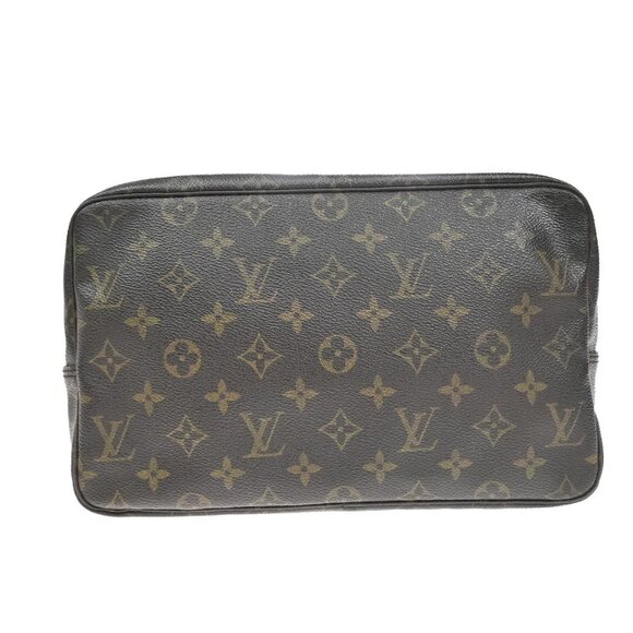 LOUIS VUITTON Trousse Toilette 28 Clutch Hand Bag Monogram Brown M47522 04KA711 - Picture 3 of 15